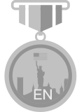 Course completion medal
