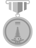Course completion medal