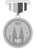 Course completion medal