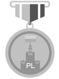 Course completion medal
