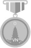 Course completion medal